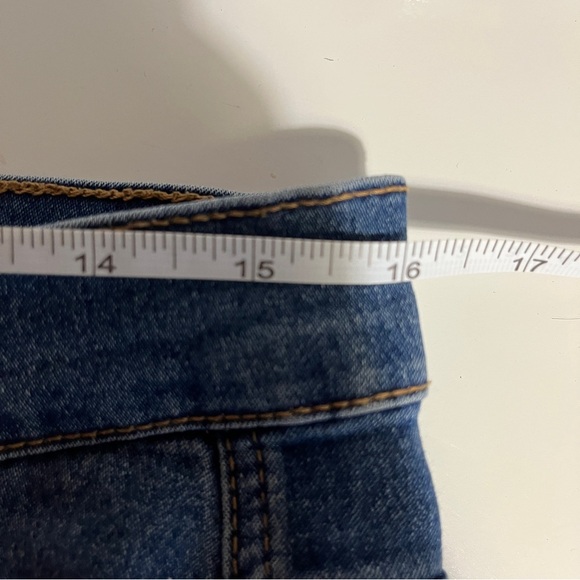 Curve Appeal High Rise Skinny Jeans Dark Blue Women’s  Size 12 - Picture 9 of 13